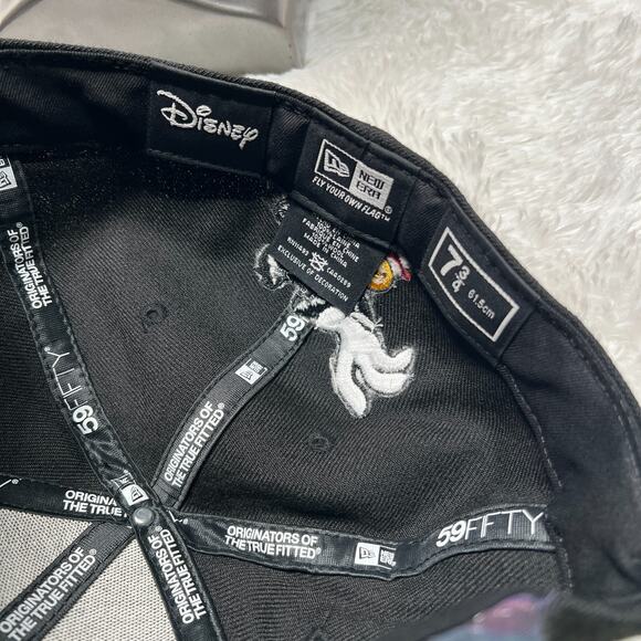 NEW ERA DISNEY MICKEY MOUSE HAT RUNAWAY BRAIN 59FIFTY FITTED HAT 7 3/4 - Picture 8 of 8